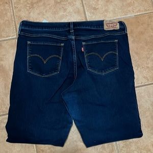 Women’s Levi Shaping Slim W 33, L 32 Dark Blue